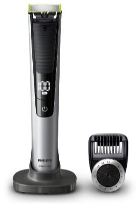 PHILIPS Rasoio Philips One Blade Pro (QP6520/20) ricaricabile silver e nero